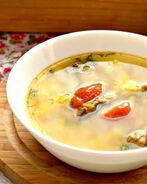 Рассольник на говяжьем бульоне