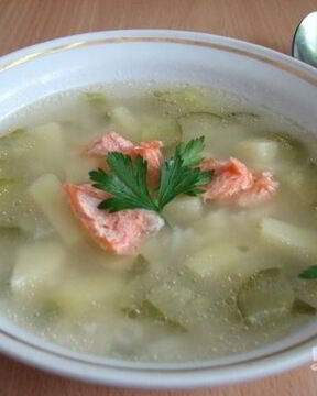 Рассольник рыбный классический