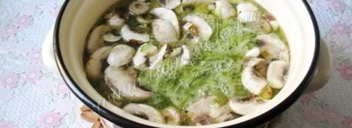 рассольник с грибами. Шаг 7