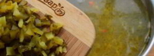 рассольник с гусиными потрошками. Шаг 7