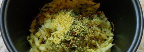 рассольник с курицей и пшеном в мультиварке. Шаг 4