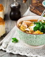 Рассольник с курицей в мультиварке