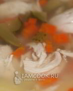 Рассольник с рисом и куриной грудкой