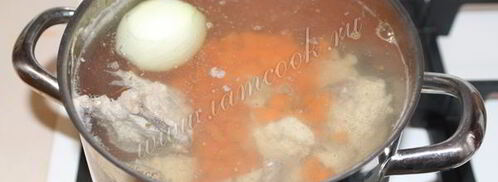 рассольник с рисом и куриной грудкой. Шаг 5