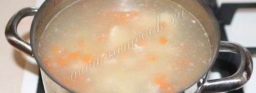 рассольник с рисом и куриной грудкой. Шаг 8