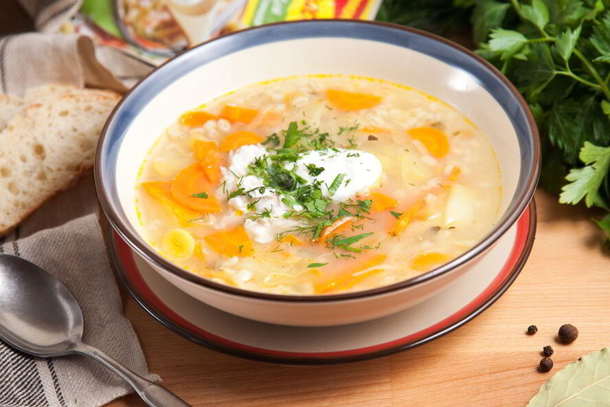 Рецепт рассольника с рыбой и перловой крупой