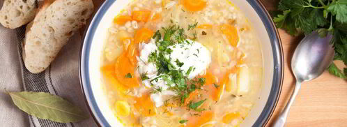 рассольник с рыбой и перловой крупой. Шаг 10