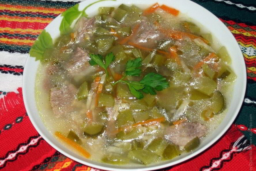 Рецепт рассольника с сельдереем