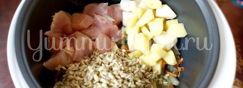 рассольник в мультиварке. Шаг 2