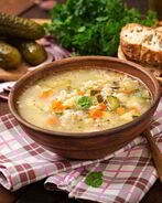 Суп Рассольник с перловой крупой