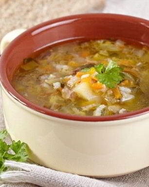 Суп Рассольник с рисом