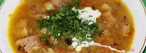 кислые щи с белыми грибами. Шаг 4