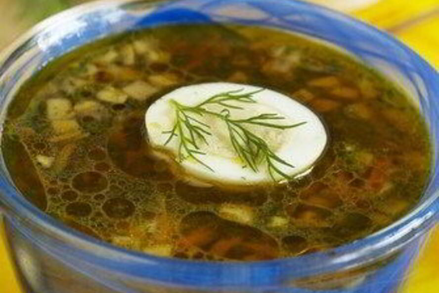 Рецепт легких щей с крапивой