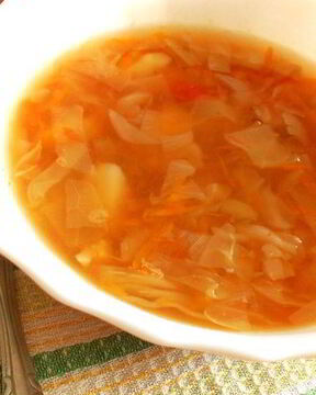 Постные щи без масла