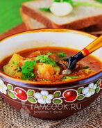 Постные щи из квашеной капусты