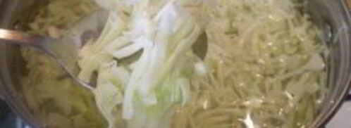 постные щи из свежей капусты с грибами. Шаг 7