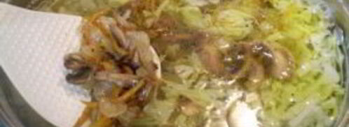 постные щи из свежей капусты с грибами. Шаг 8