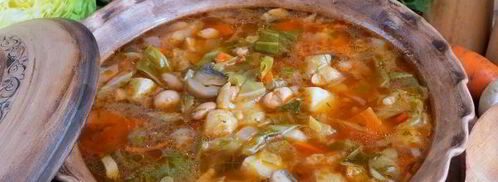 постные щи с фасолью. Шаг 12