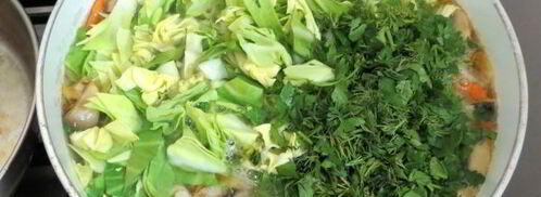 постные щи с фасолью. Шаг 11