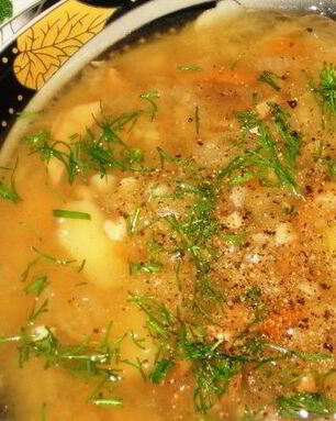 Щи из квашеной капусты с грибами