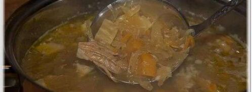 щи из квашеной капусты со свининой. Шаг 29