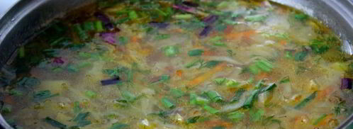 щи из молодой капусты на курином бульоне. Шаг 7