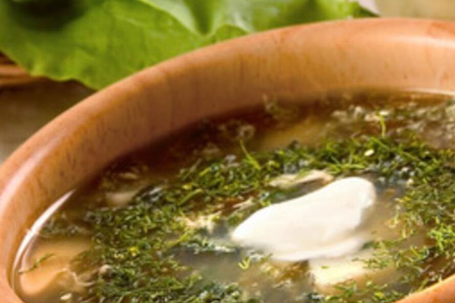 Рецепт щей из щавеля с яйцом