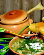 Щи из зеленой квашеной капусты