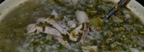 щи из зеленой квашеной капусты. Шаг 3