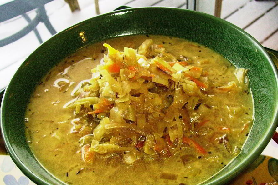 Рецепт щей постных с грибами