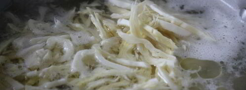 щи с фасолью на курином бульоне. Шаг 4