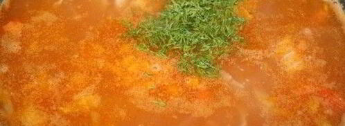 щи с консервированной фасолью. Шаг 6