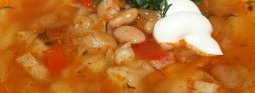 щи с консервированной фасолью. Шаг 7