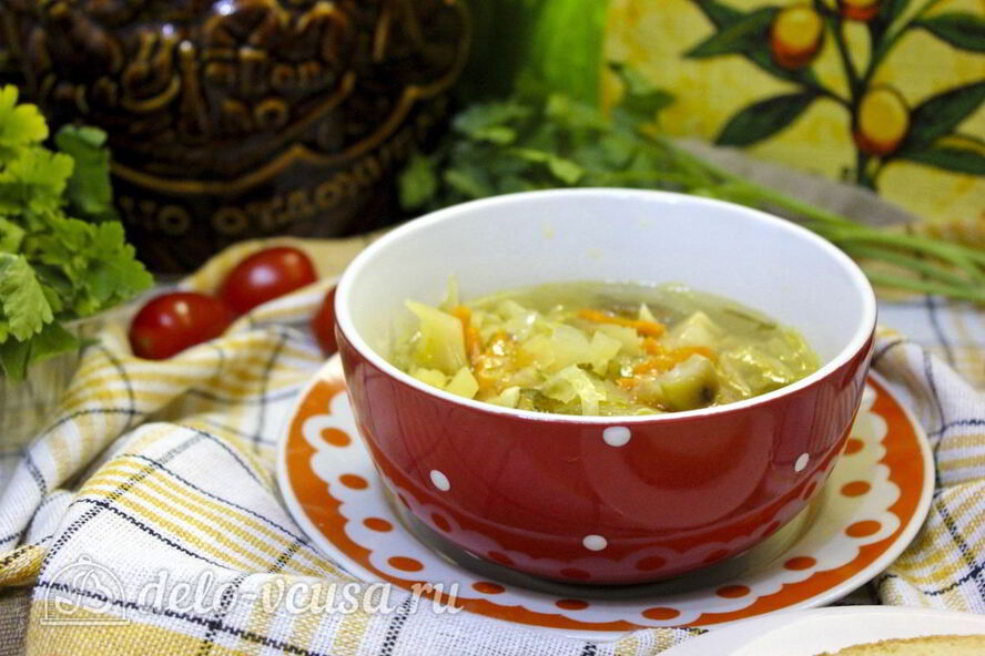 Рецепт щей с курицей и грибами