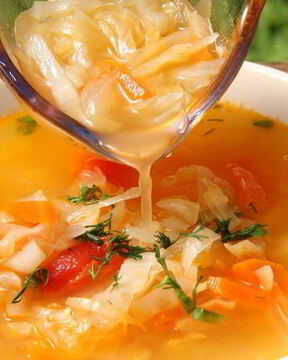 Щи с квашеной капустой