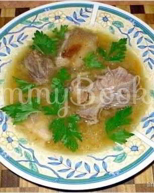 Щи томленые кислые со свининой