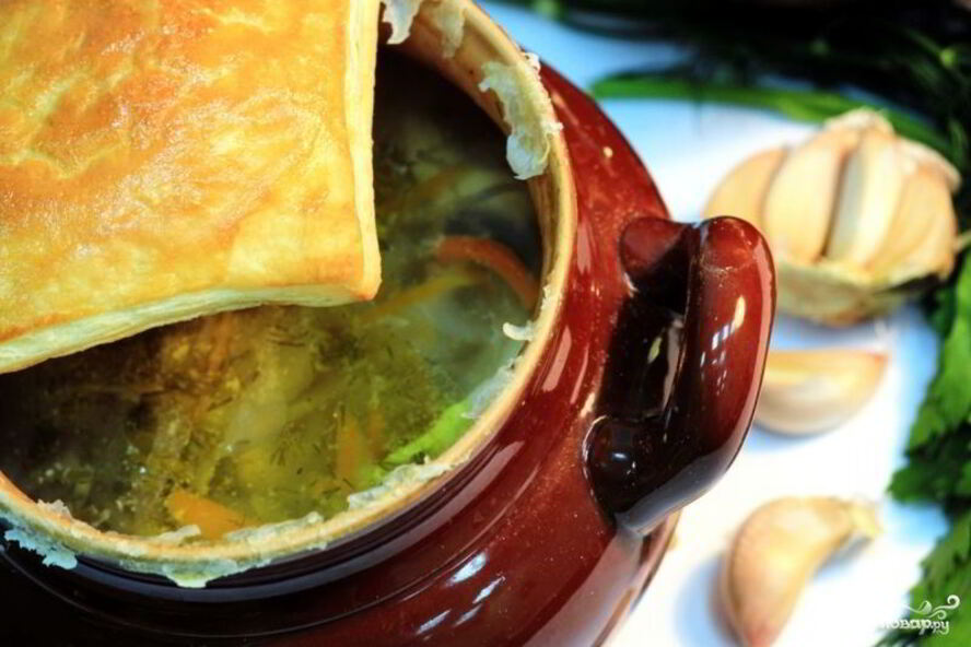 Рецепт щей в горшочках