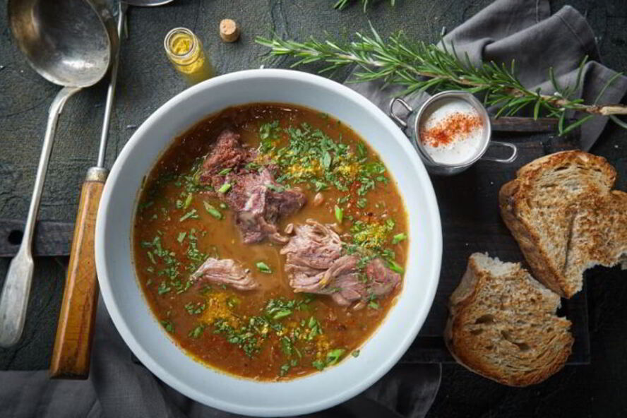 Рецепт томленых в печи суточные щи с белыми грибами