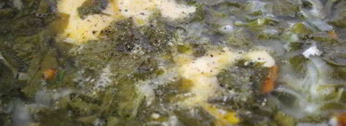 зеленые летние щи со сметаной. Шаг 6