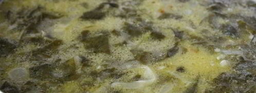 зеленые летние щи со сметаной. Шаг 7