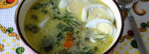 зеленые летние щи со сметаной. Шаг 8