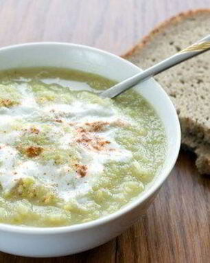 Сливочный суп из черемши