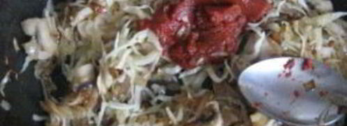 грибная солянка с капустой. Шаг 6