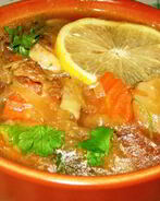 Куриная солянка с белыми грибами