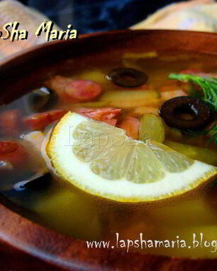 Любимая солянка моего мужа