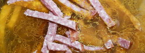 мясная солянка с колбасами. Шаг 8