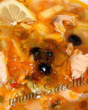 Рыбная солянка в скороварке