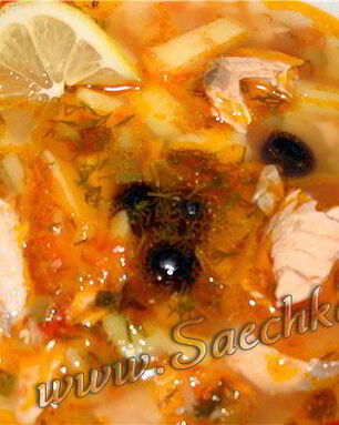 Рыбная солянка в скороварке