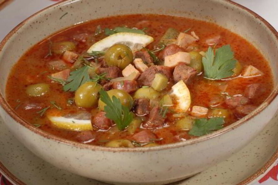 Рецепт солянки без огурцов