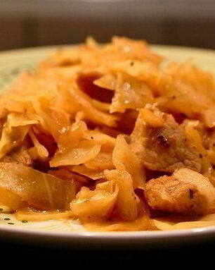 Солянка из кислой капусты с мясом